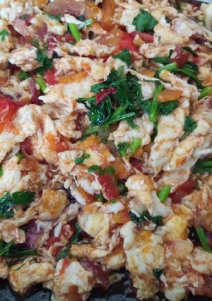 A picture of Scrambled eggs.
