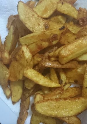 صورة لوصفة طريقة عمل بطاطا ودجز مقرمشة