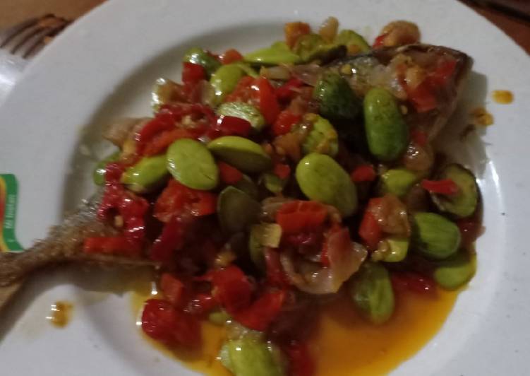 Cara membuat Sambel peda bertabur pete yang lezat dan Mudah Dibuat