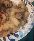 Bison/Buffalo Potatoes and Onion