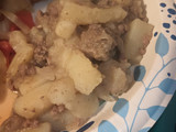 Bison/Buffalo Potatoes and Onion