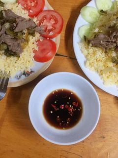 Hình của món Cơm chiên dưa bò.