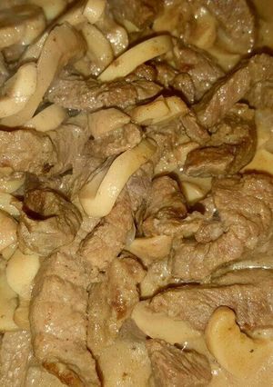صورة لوصفة طريقة عمل ستروجونوف اللحم