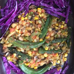 Healthy vegetarian dessert 🥬🌽🍅 A picture of Healthy vegetarian dessert 🥬🌽🍅.