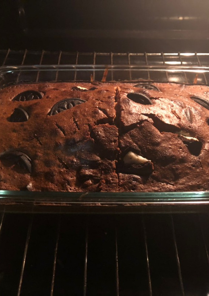 Una foto de Brownie de oreo