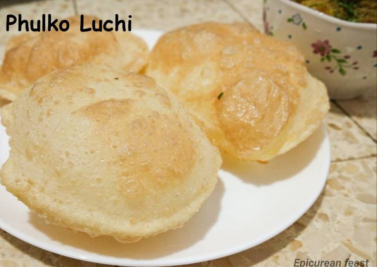 Easiest Way to Prepare Perfect Phulko Luchi/ Luchi in Bengali style