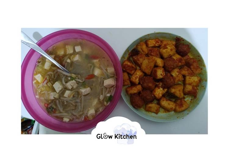 Resep 🍲 Sayur Toge Tahu &amp; Sambel Tahu Balado 🍲 yang enak