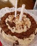 Mi torta de cumpleaños brownies con tres chocolates