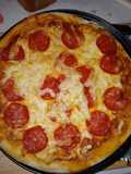 Pizza de pepperoni "la espera"