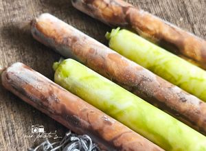 Foto resep Es Lilin Susu (Cokelat Dan Matcha)