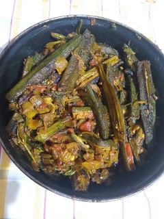 भिंडी मसाला रेसिपी मुख्य फोटो