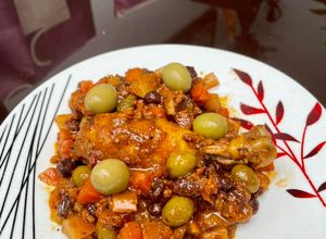 Una foto de Pollo estofado