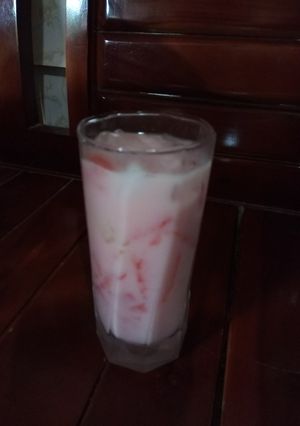Hình của món Nước dưa hấu dầm.