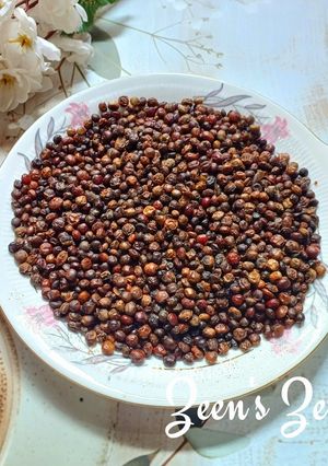 A picture of Oven Roasted Fresh Pigeon Peas.
