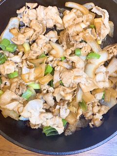 洋蔥豬肉片 的食譜成品照片