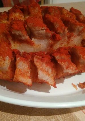 Disznótoros abált szalonna recept fotója