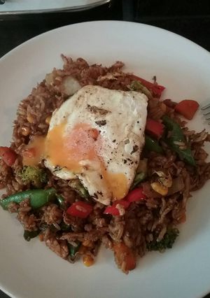 A picture of Nasi Goreng.