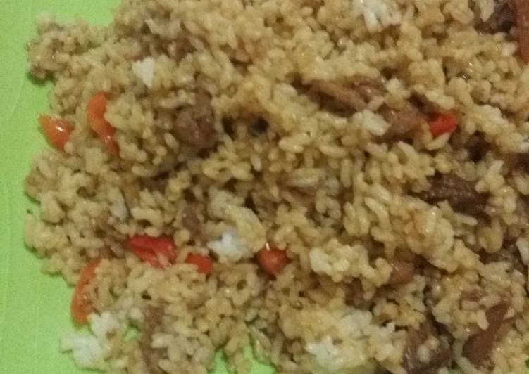 Nasi goreng sapi "dadakan"