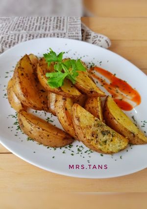 Foto resep Potato Wedges Panggang Teflon