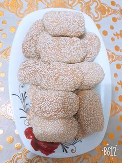 صورة لوصفة كعك بالسمسم