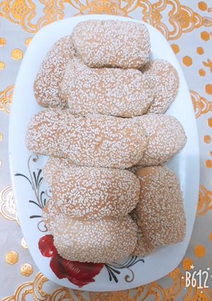 صورة لوصفة كعك بالسمسم