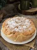 Torta di Mele con Pasta Fillo e Crema Frangipane alle Mandorle
