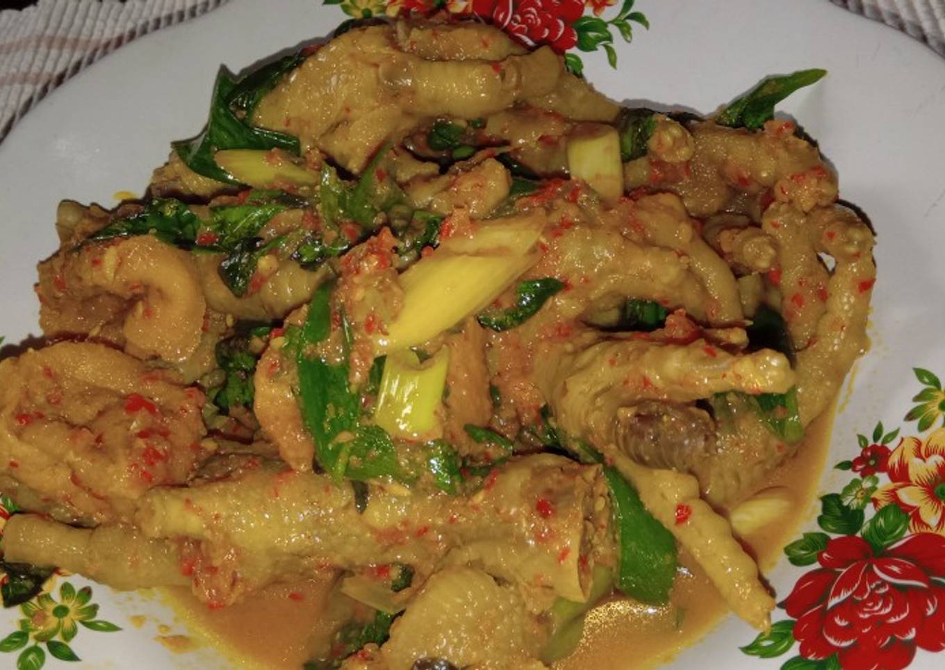 Ceker tahu Rica Rica Kemangi mantoel!😍