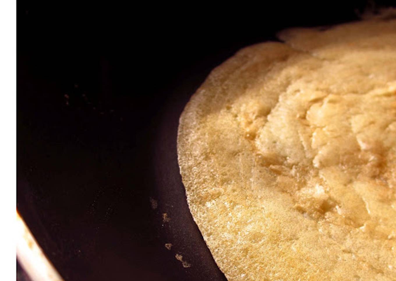 Moong Dal Dosa - Separate yellow lentil tail