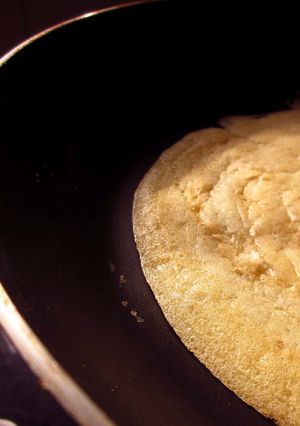 A picture of Moong Dal Dosa - Split Yellow Lentil Dosa.