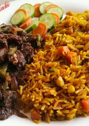 صورة لوصفة شرائح لحمه بدبس الرمان خطيره 😍