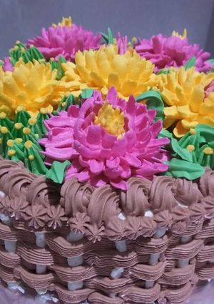 Foto resep Batter cream flower
