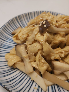 醬燒杏鮑菇豆包 的食譜成品照片