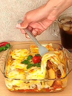 عکسی از دستور سوفله سیب زمینی