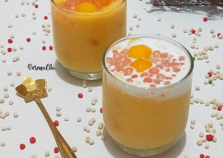 How to Make Delicious Mango Sagoo Pearl