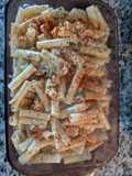 Pasta con salsa de berenjenas ahumadas