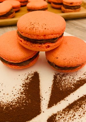 O poză a rețetei Macarons.