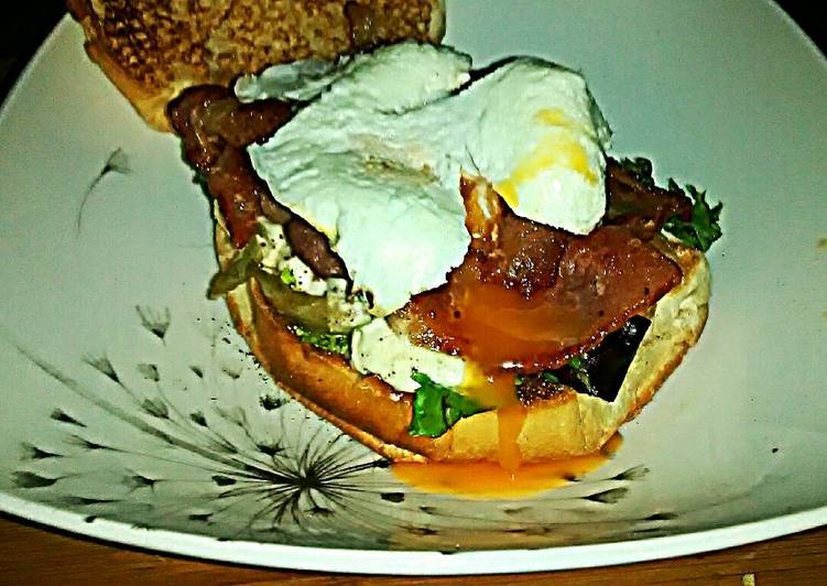 How to Prepare Homemade Tex’s BLT & Poached Egg 🐷🍲🍅🍳
