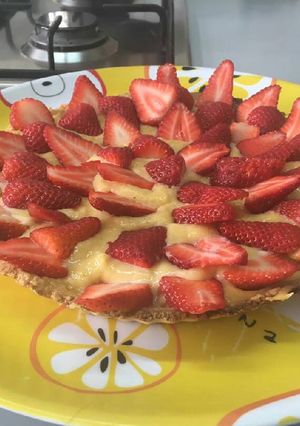 Una foto de Kuchen de Frutilla