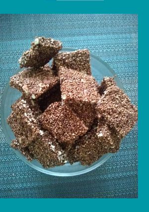Una foto de Barritas de chocolate con aceite esencial l Recetas arcoíris