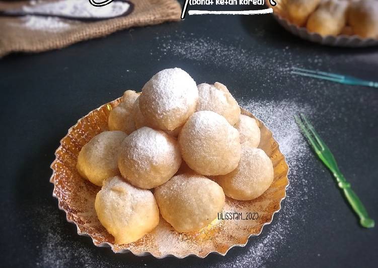 Resep Chapssal (Donat Ketan Korea) Anti Gagal