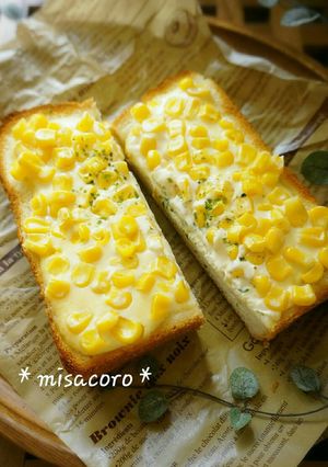 A picture of Corn Bread with Mayo like 7-Eleven.
