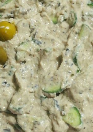 صورة لوصفة بابا غنوج بالخيار