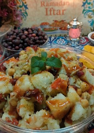 A picture of Chattpatti Mix Chaat Plate 😋😋.