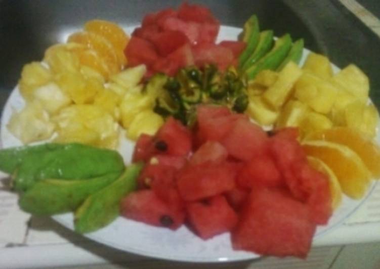 Tropical fruit salad#saladcontest