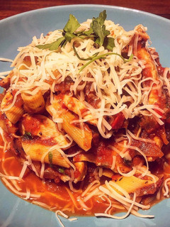 Una foto de Penne Rigate en Salsa Arrabbiata