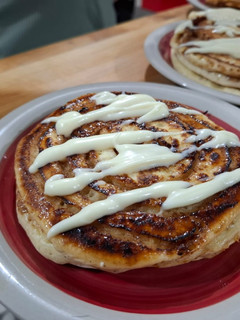 Una foto de Hotcakes de Cinnamon Rolls