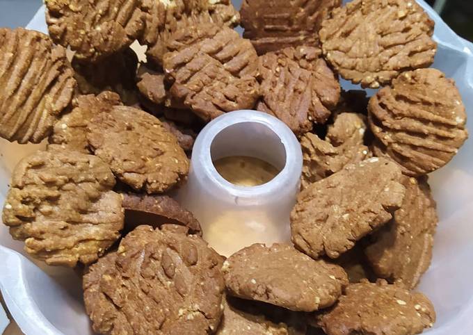 Resep Cookies coklat kacang tanah