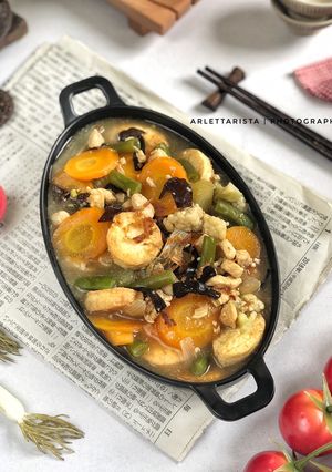 Foto resep Sapo Tahu Ayam