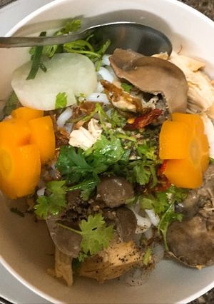 Hình của món Bánh canh gà.