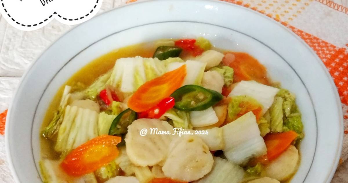 Resep Tumis Sawi Putih Campur Baso Dan Wortel Oleh Lanjarsih/Mama ...